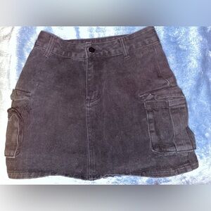 Black Jean skirt
